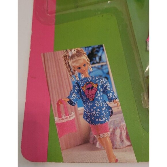 Vintage Skipper Pet Pals Outfit Blue Pink for Barbies Sister 1991 set 2958 - Picture 3 of 4